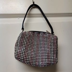 SOLD Alexander Wang style crystal mini purse